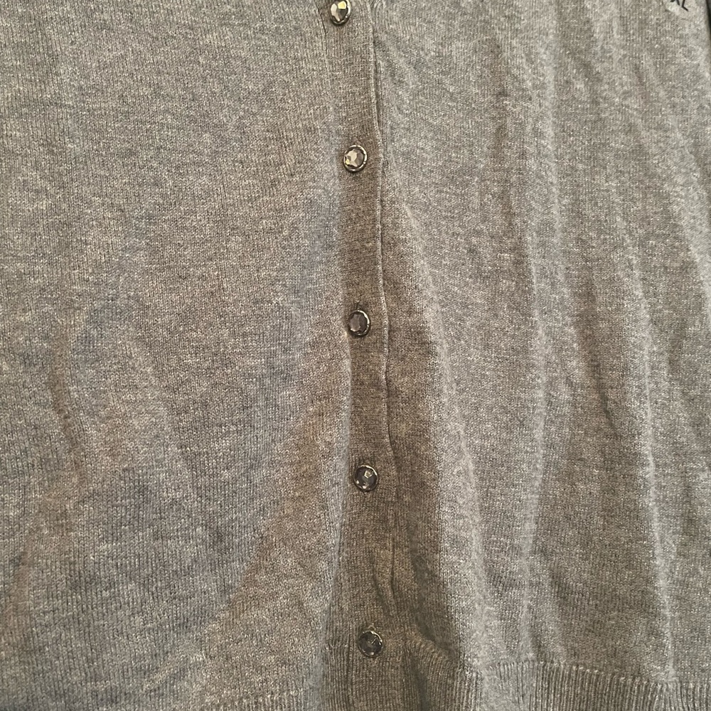 NWT NY&C buttoned cardigan with jeweled button closures - Picture 4 of 6